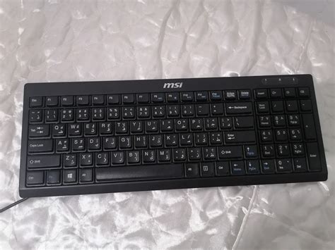 MSI Keyboard, Computers & Tech, Parts & Accessories, Computer Keyboard ...