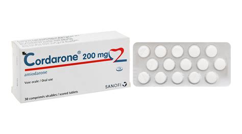 Cordarone 200mg H 30 CÔNG TY TNHH MỘT THÀNH VIÊN DƯỢC SÔNG HẬU