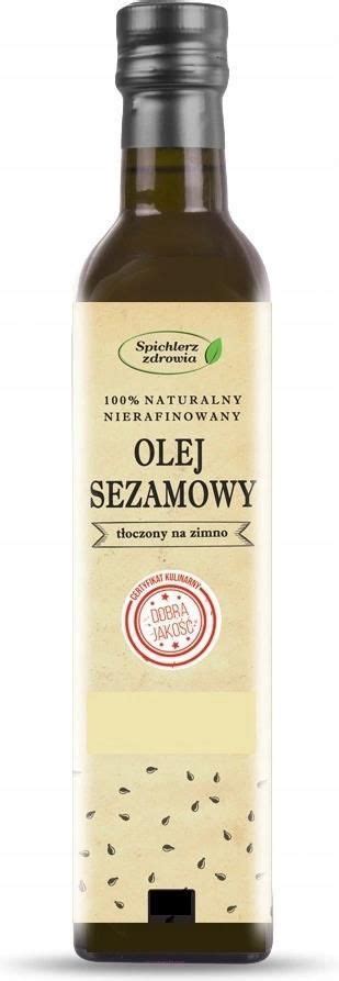 Prawdziwy Olej Sezamowy 500ml Producent Ceny I Opinie Ceneo Pl