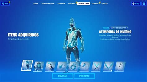 Novo Pacote Lendas Geladas Fortnite Youtube