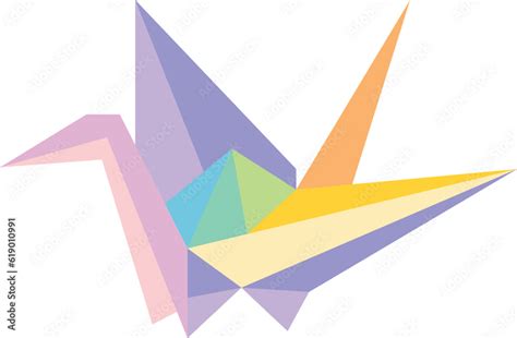 origami paper birds vector image Stock Vector | Adobe Stock