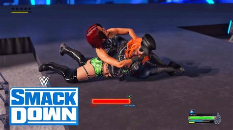 Bayley Vs Gigi Dolin Smackdown Title Match Wwe 2k22 Universe Mode