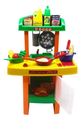 Juego De Cocinitas Infantiles De Juguete Petit Gourmet Color Multicolor