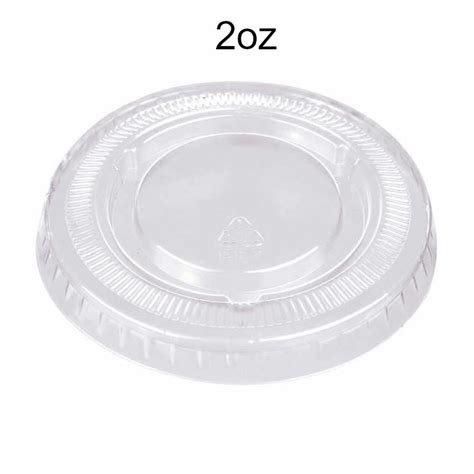 Titan Plastic Lid For 2oz Portion Cup 300pc CHEF S DEPOT