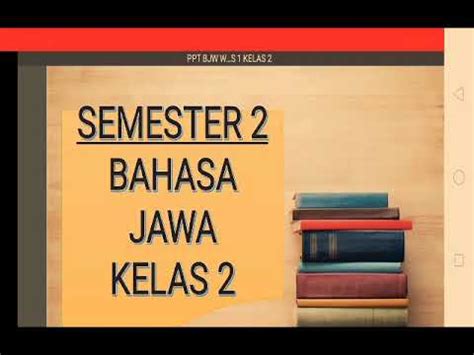 Soal Dan Pembahasan Uas Bahasa Jawa Kelas Semester Maiwhite