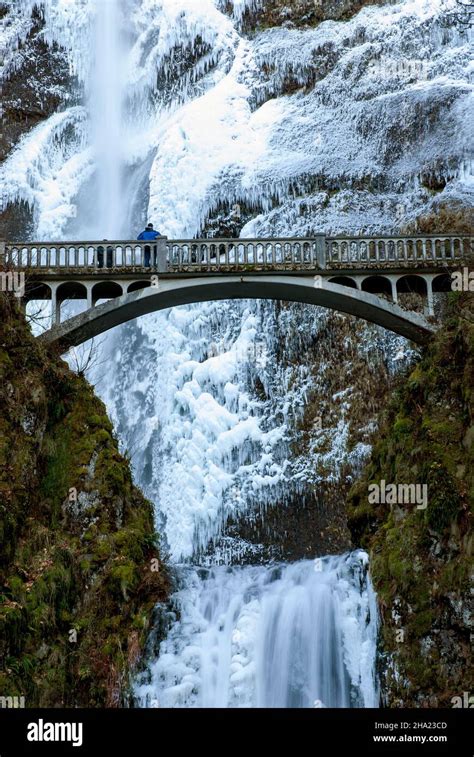 Winter in the Columbia River gorge, Oregon Stock Photo - Alamy