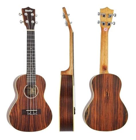 Kit Ukulele Shelby Concerto Elétrico Equalizador Su23re 10 OF