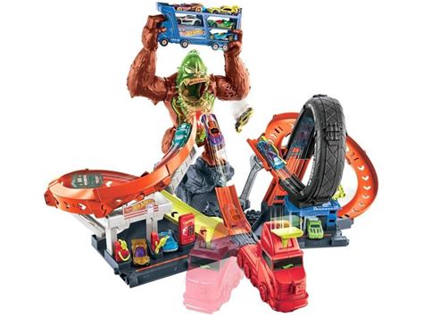 Pista Hot Wheels City Ataque Do Gorila Mattel Pistas Magazine Luiza
