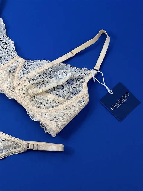 Handcrafted Lace Lingerie Sets For Women Lace Lingerie Set Mesh Lingerie Honeymoon Lingerie Gift