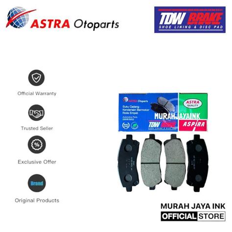 Kampas Rem Depan Brake Pad Tdw Toyota Avanza Xenia Original Lazada