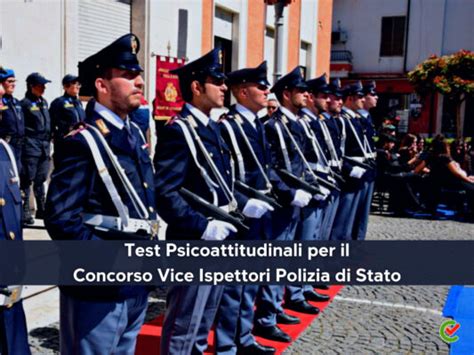 Accertamenti Attitudinali Concorso Vice Ispettori Polizia Di Stato