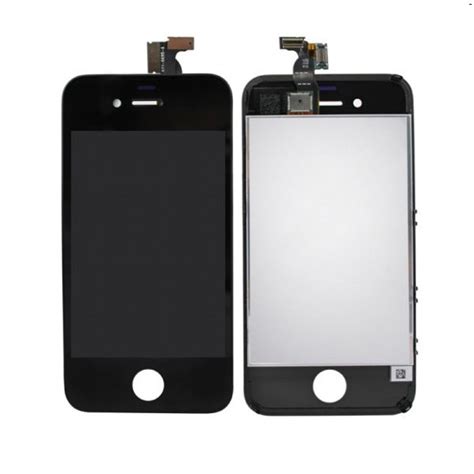 Cran Lcd Sur Chassis Vitre Tactile Pour Iphone Noir