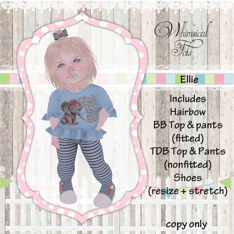 Second Life Marketplace Wt Bbtdb Ellie Outfit