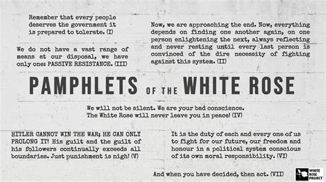 The Pamphlets In English White Rose Project