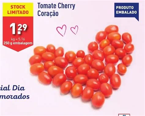 Promoção Tomate Cherry Coração 250g em ALDI