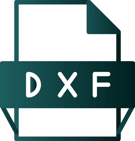 Dxf File Format Icon 15575194 Vector Art At Vecteezy