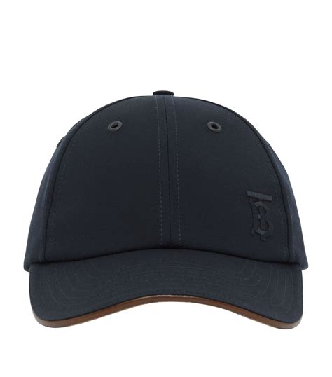 Mens Burberry Blue Tb Monogram Baseball Cap Harrods Uk