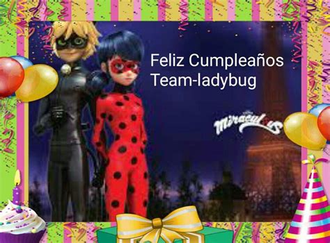 FELIZ CUMPLEAÑOS A Miraculous Ladybug Español Amino