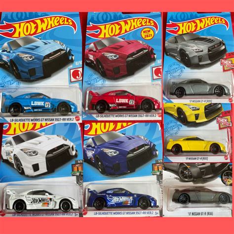 HOT WHEELS NISSAN GTR R35 NISSAN GTR R35 LBWK GTR R35 Shopee