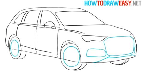 how to draw a audi q7