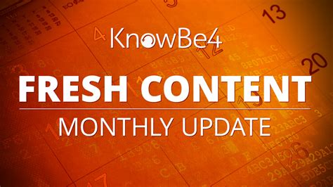 KnowBe4 Fresh Content Updates from January: Including 'The Inside Man ...