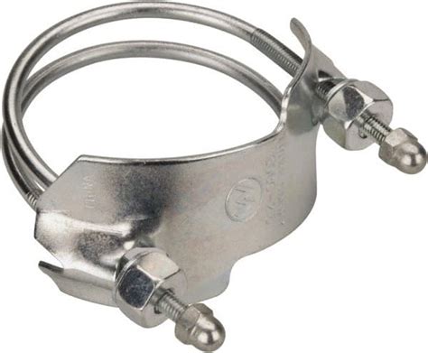 Kuriyama Of America 2 12 Hose Spiral Double Bolt Hose Clamp Plated