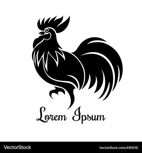 Rooster Logo Royalty Free Vector Image Vectorstock