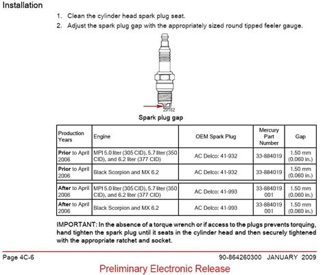 Qanda Mercruiser 57 Mpi Service Manual And Ac Delco 41 932 Spark Plugs