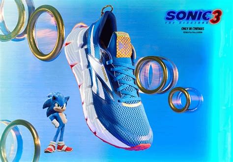 Reebok Collabs With Paramount With Official Sonic Movie 3 Sneakers