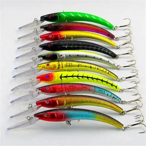 10pcs Fishing Big Game Lures Game155cm 163g 2 Large Bait Sea Fish