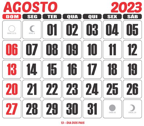 Calendario Sencillo Agosto 2023 Gratis Para Editar Png Calendario