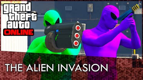 The Alien Invasion In Gta Online Whats Happening Gta 5 Aliens