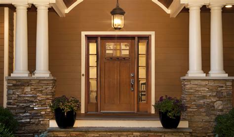 Craftsman Style Fiberglass Entry Doors Clopay Craftsman Collection