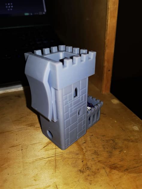 OBJ file Mini dice tower DM Screen・3D printing template to download・Cults