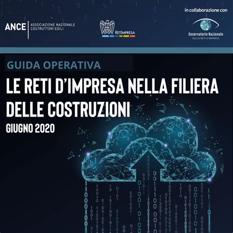 Guida Operativa Le Reti D Impresa Nella Filiera Delle Costruzioni