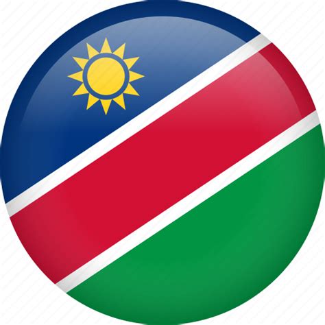 Namibia Circle Country Flag National Icon Download On Iconfinder