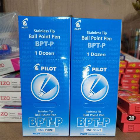 Jual Pulpen Pen Pilot Bptp Hitam Per Box Isi 12 Pcs Shopee Indonesia