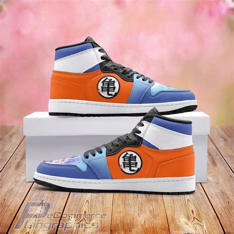 Goku Dragonball Z Cartoon Air Jordan Hightop Sneaker Plangraphics