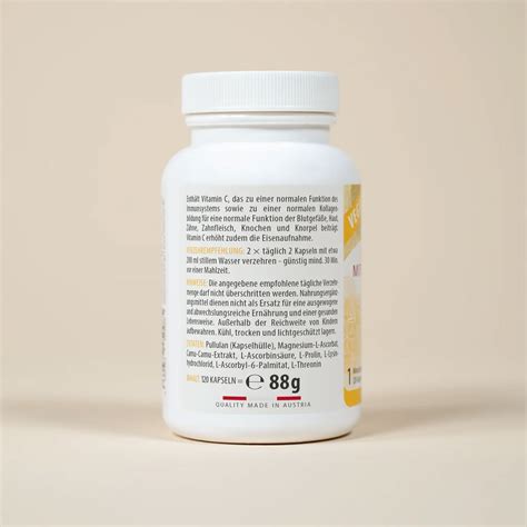 Vitamin C Komplex von MITOcare 120 Kapseln à 1000 mg Vit C