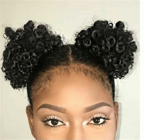 Two Beautiful Puffssee Tutorial Heretwo Puff Balls Natural Hair Ig