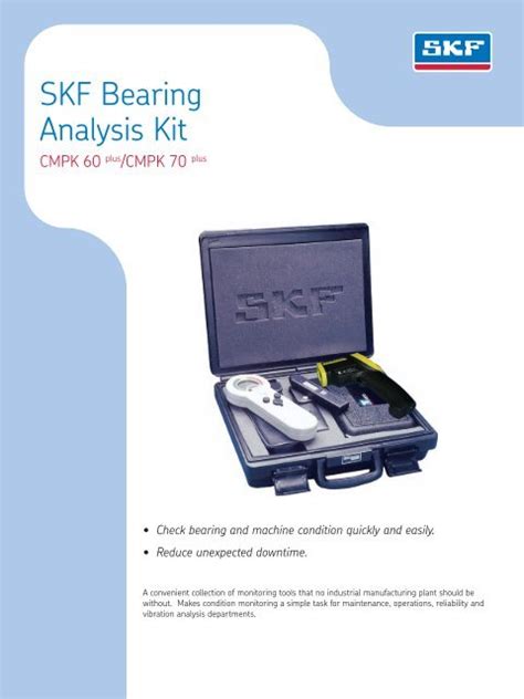 Skf Bearing Analysis Kit Skf