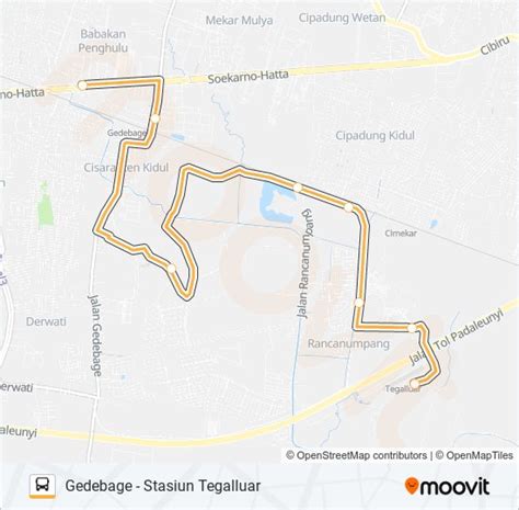 Rute damri tegalluar: Jadwal, Pemberhentian & Peta - Stasiun Tegalluar (Diperbarui)