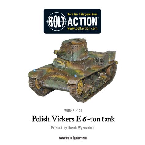 New: Polish Vickers E 6-ton tank - Warlord Games