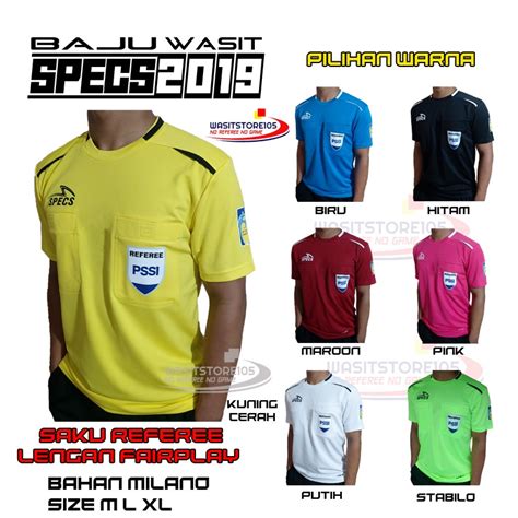 Jual Baju Wasit Liga 1 2019 LOGO SAKU REFEREE LENGAN FAIRPLAY