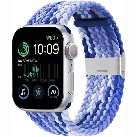 Flätat Elastiskt Armband Apple Watch SE 2022 40mm Gradient blue