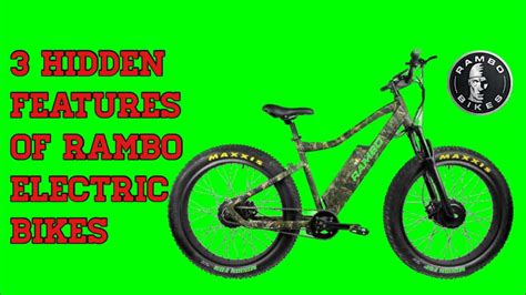 Mind Blowing Hidden Features About Rambo Electric Bikes That Will