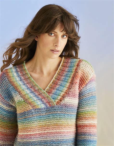 High Tide Sweater Knitting Pattern Jewelspun With Wool Sirdar