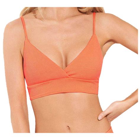 Maaji Orange Poppy Criss Cross Bikini Top Women S Buy Online