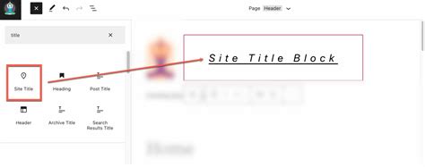 How To Use The Wordpress Site Title Block Ask The Egghead Inc