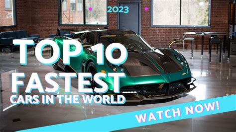 Top Ten Fastest Cars In The World Youtube